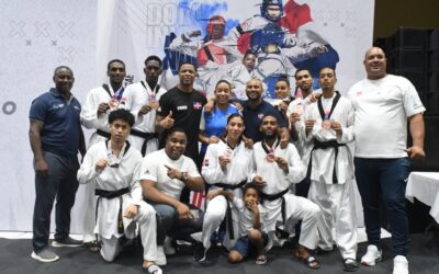 República Dominicana obtiene el tercer lugar en Open Senior de Taekwondo