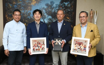 Presidente COD recibe visita directivos internacionales taekwondo